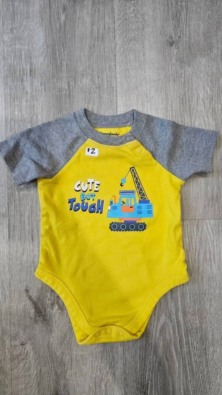 Garanimals 3-6 Baby Infant Clothes Short Sleeved Body Suit